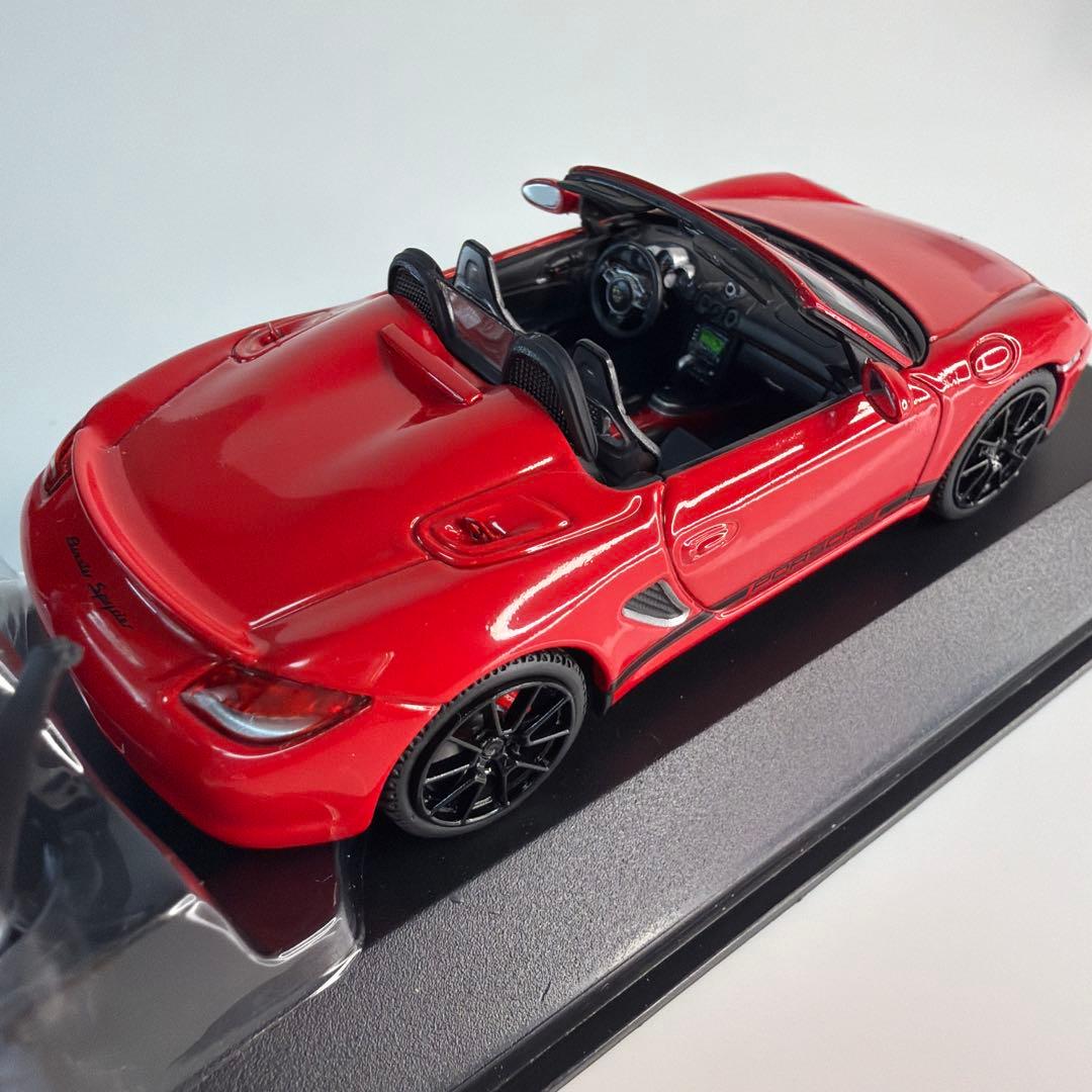 ミニカー Porsche Boxter Spyder 2010 Red /PMA