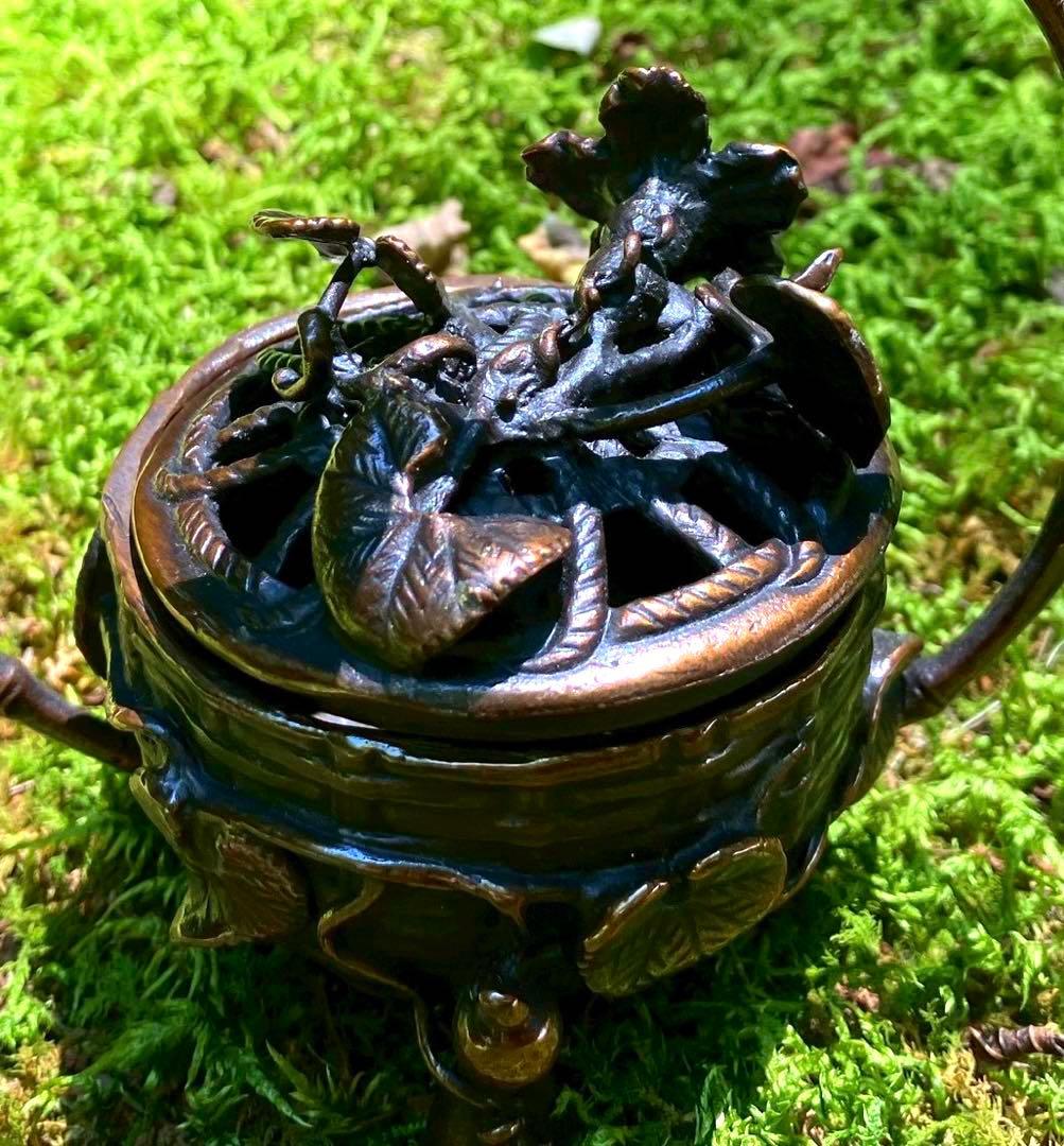 アートオブジェ 花篭香炉