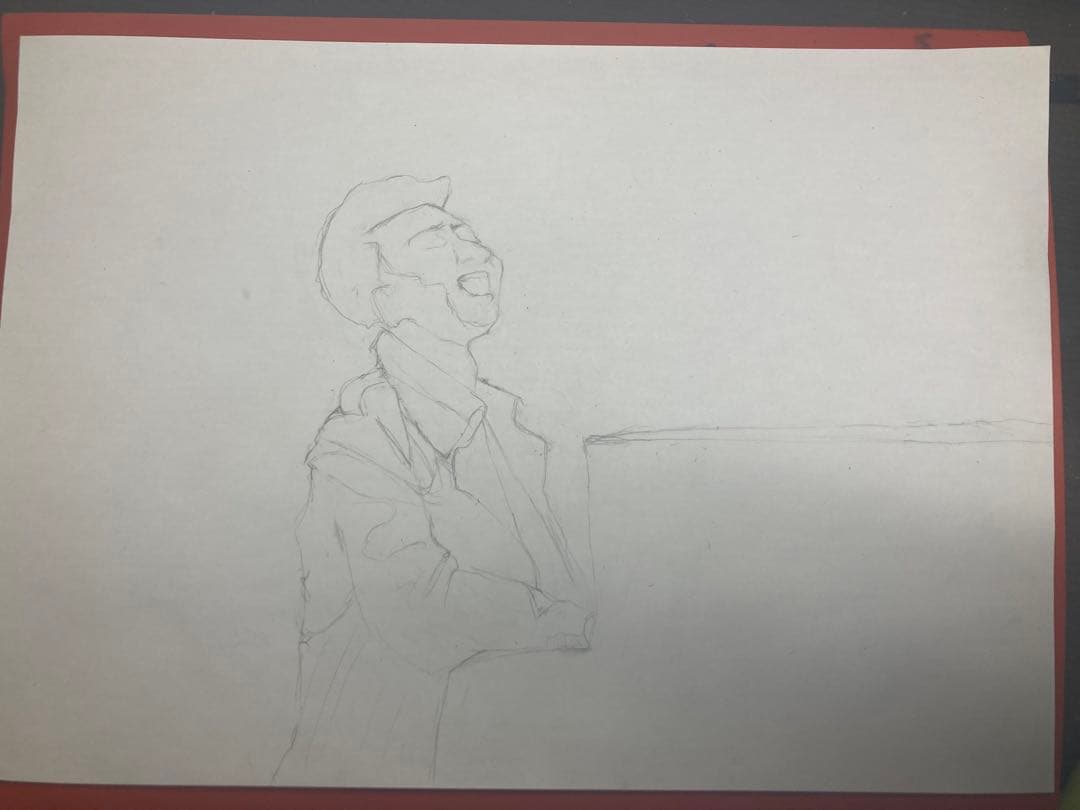 白い恋人達(デッサン)