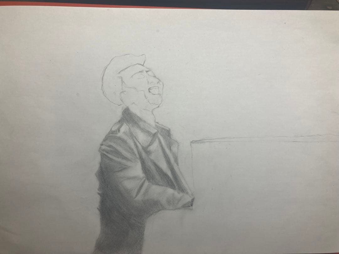 白い恋人達(デッサン)