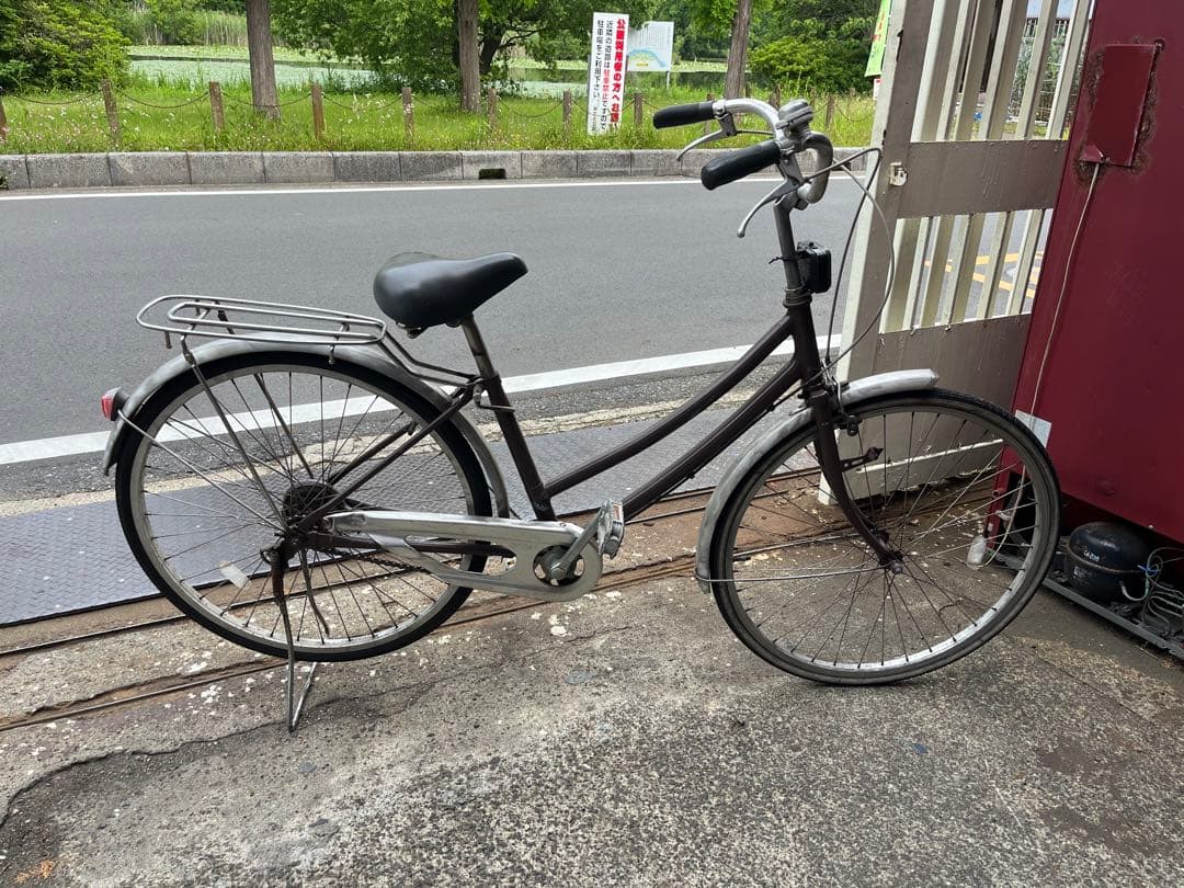 塗装、ミガキ自転車