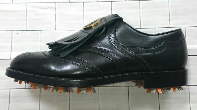 【新品・未使用☆バッグ付】ミラ・ショーン メンズ ゴルフシューズ ソフトスパイク
