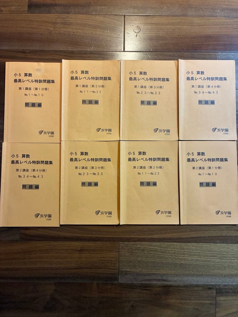 専用⭐︎ 浜学園　小5算数最高レベル特訓問題集