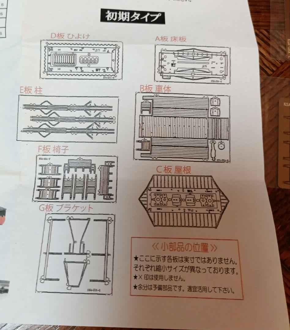草軽電鉄　しらかば号　初期タイプ　組立キット