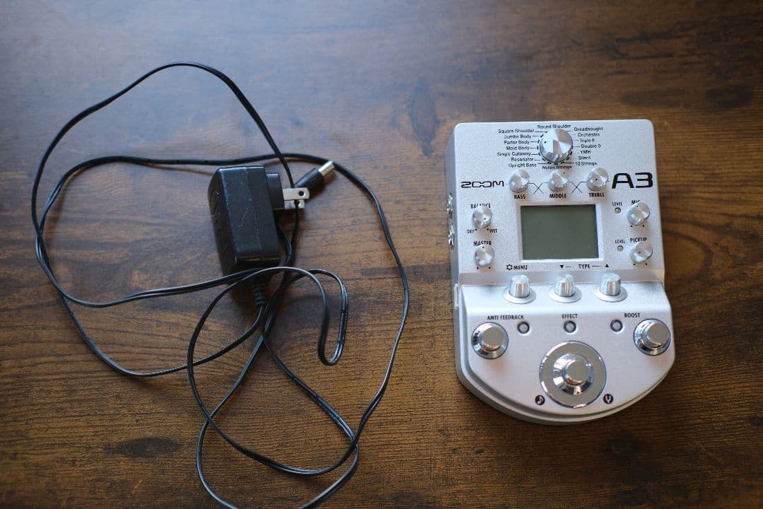 Zoom A3 ギターエフェクター ACアダプター付き