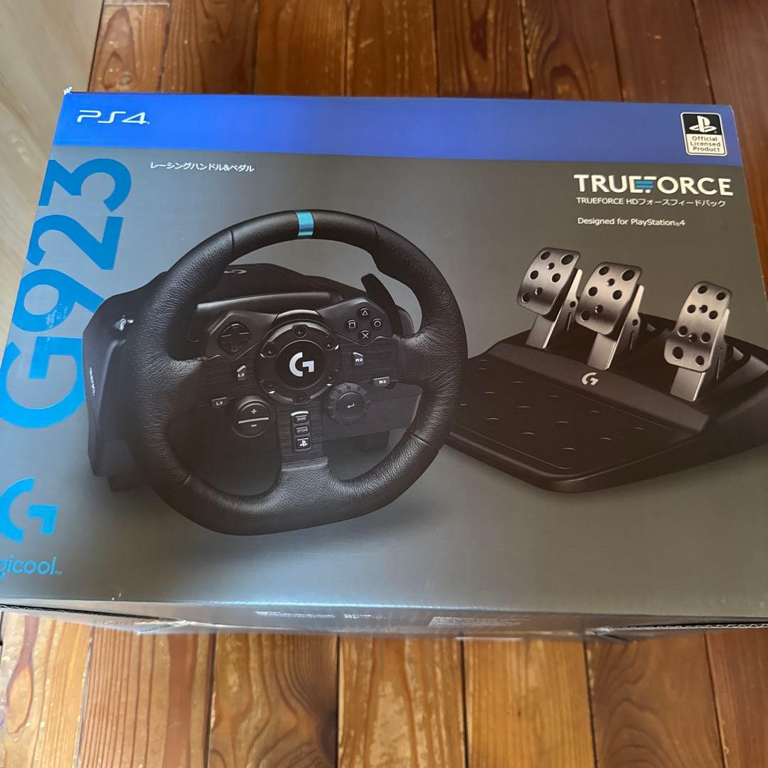 G923レーシングハンドル&ペダル ドライビングフォースシフター付き