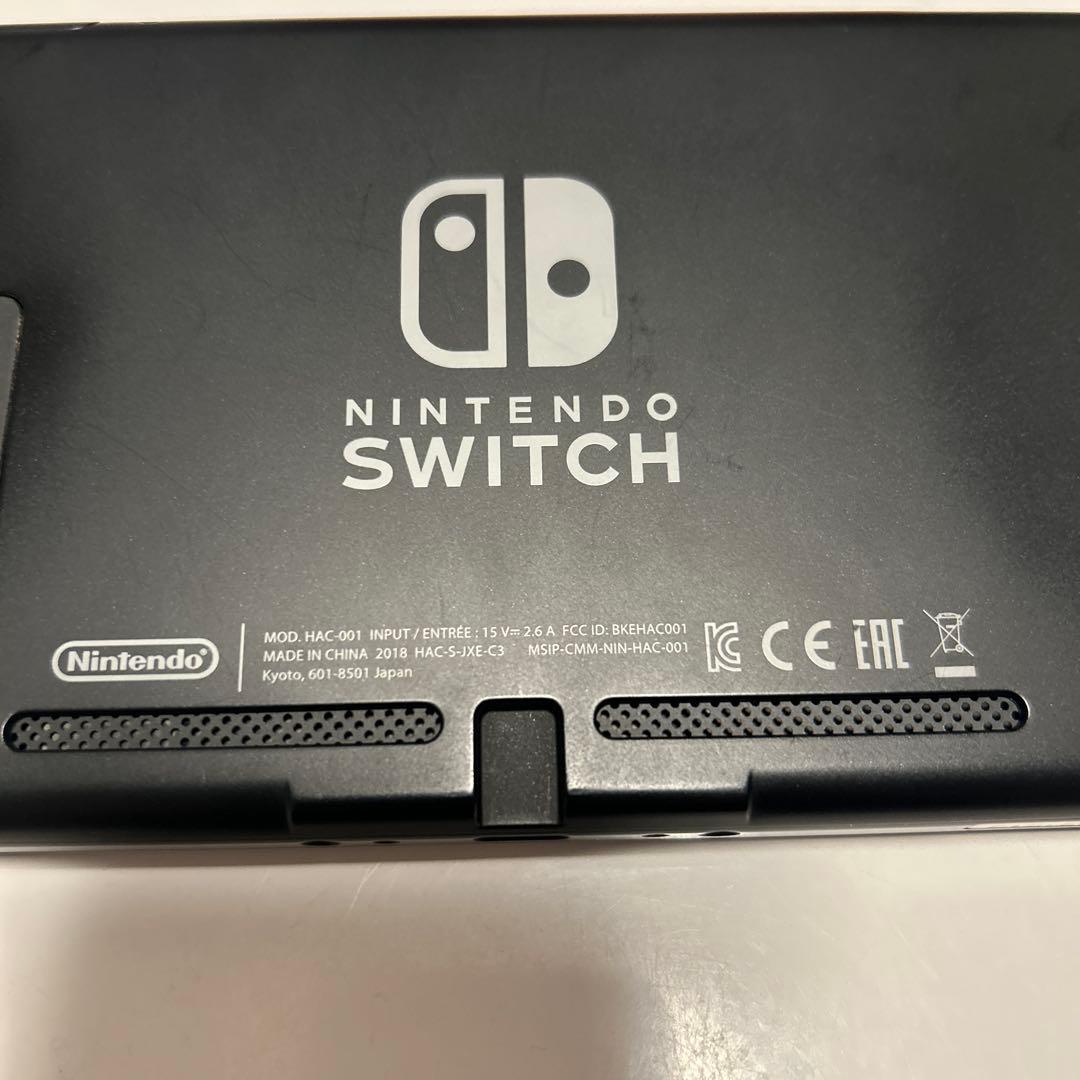 Nintendo Switch 本体 グレー 青い paw ジョイコン