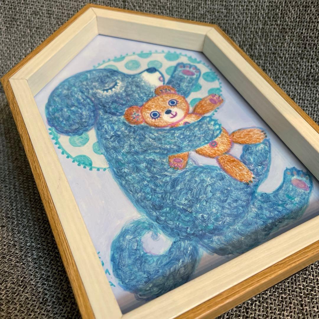 イラストレーター　絵本　くまあやこ　原画　貴重