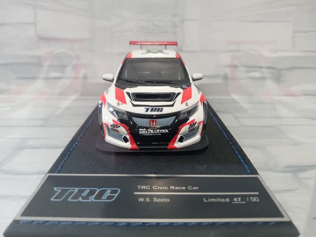 1/43 ホンダ　シビック　TRC RACE CAR ミニカー　FK2 タイプR