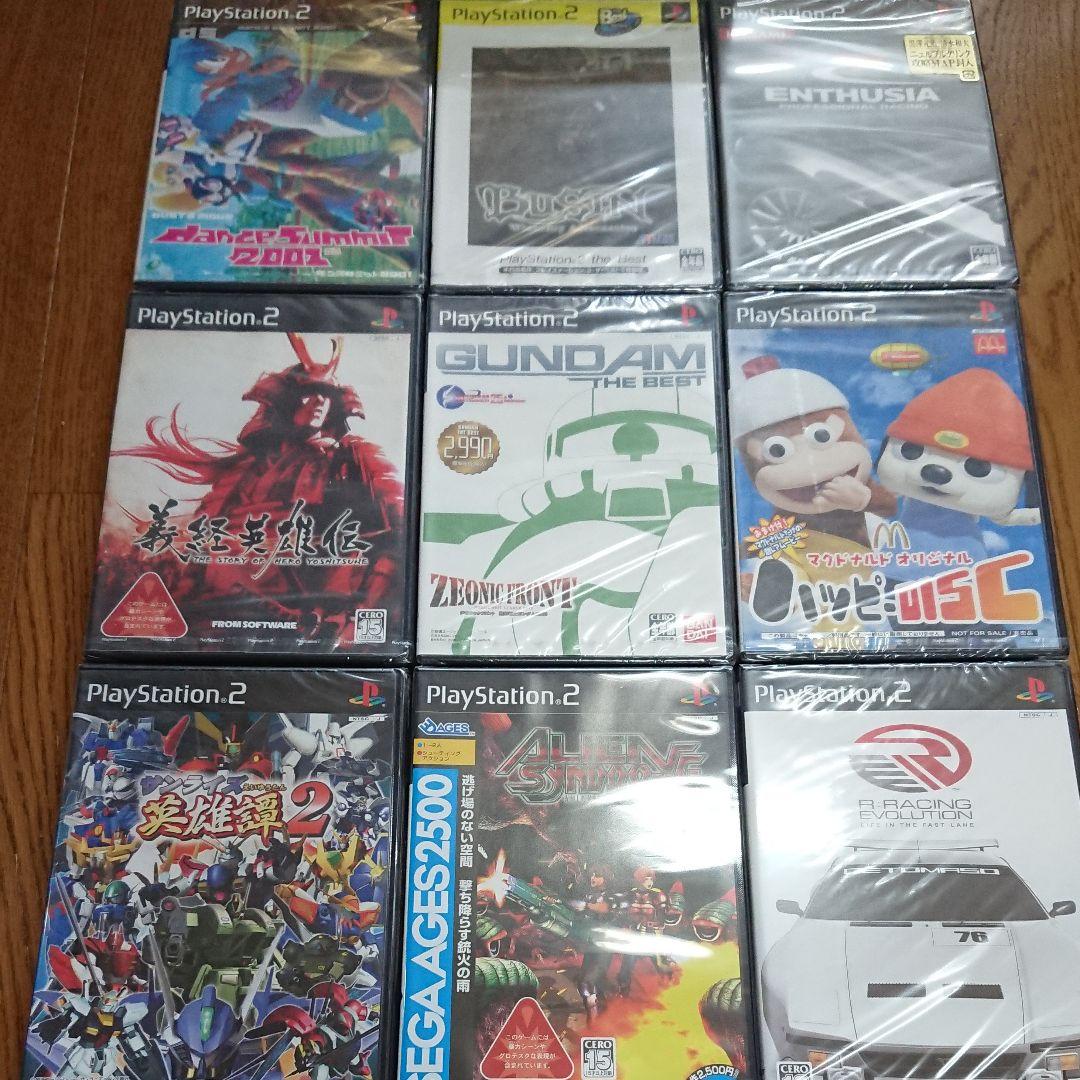 プレステーション2ソフト新品未開封セット