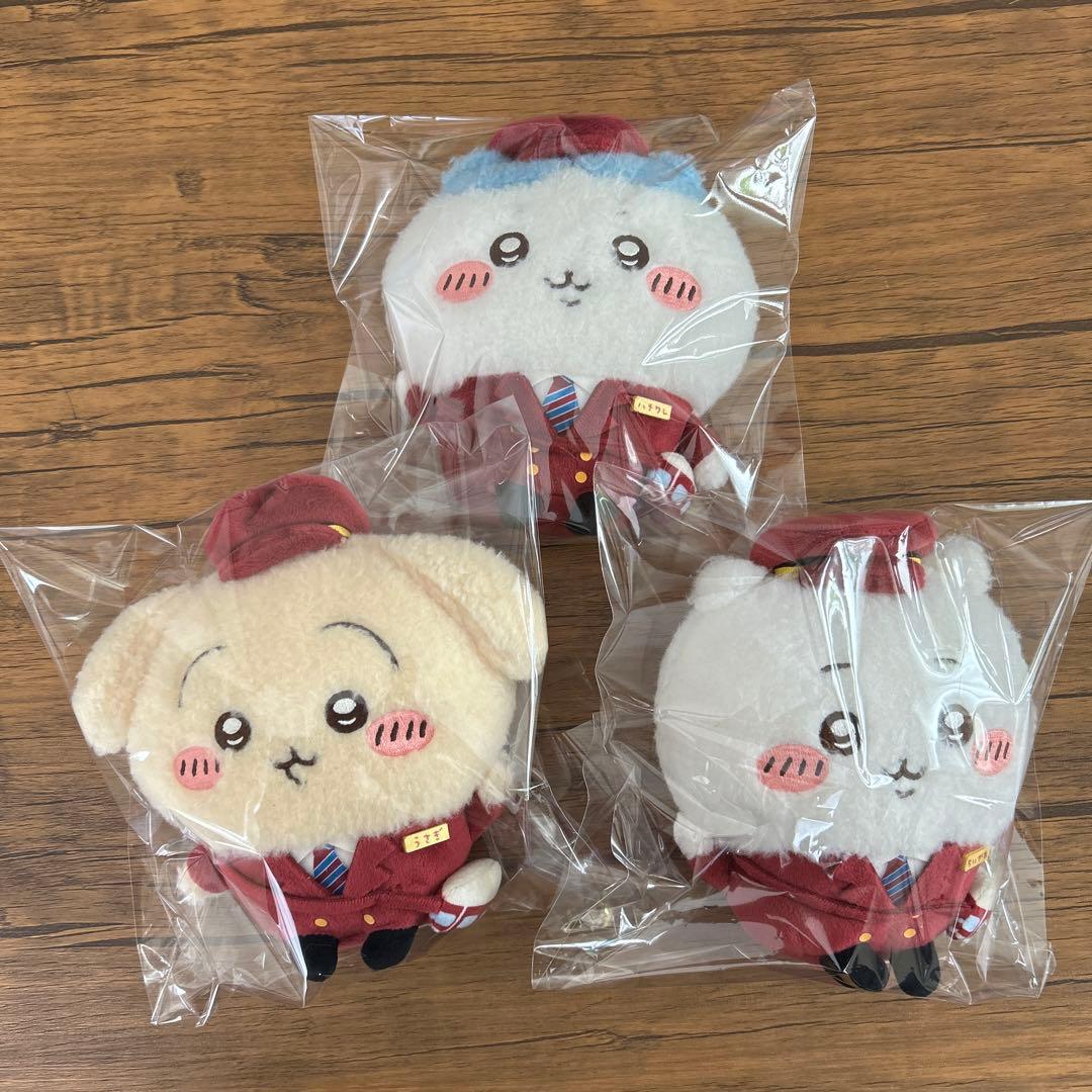 【ちいかわ】ぬいぐるみ 阪急コラボ 3体セット