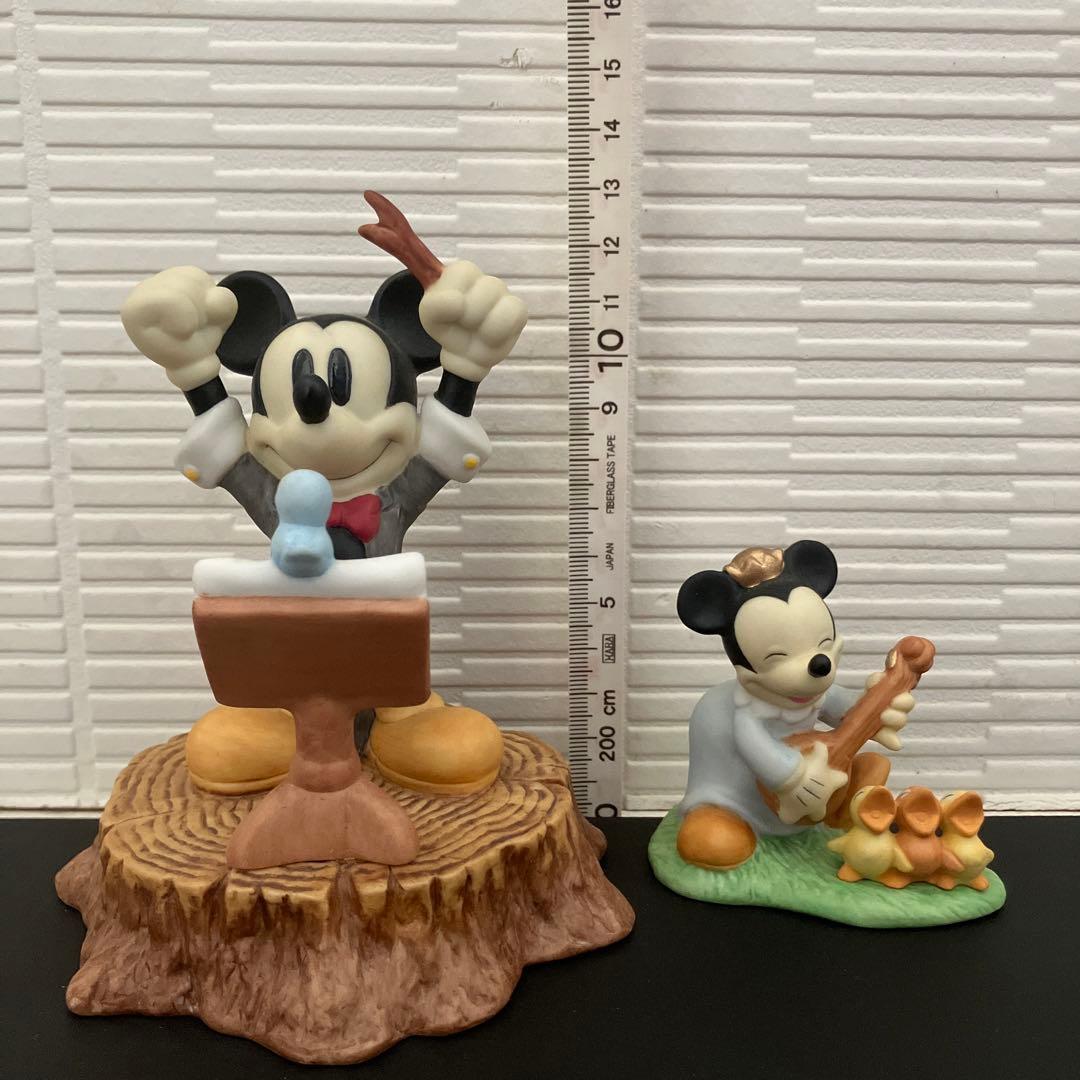 ディズニー　陶器置物　フィギュアリンワールド　オーケストラ　音楽隊