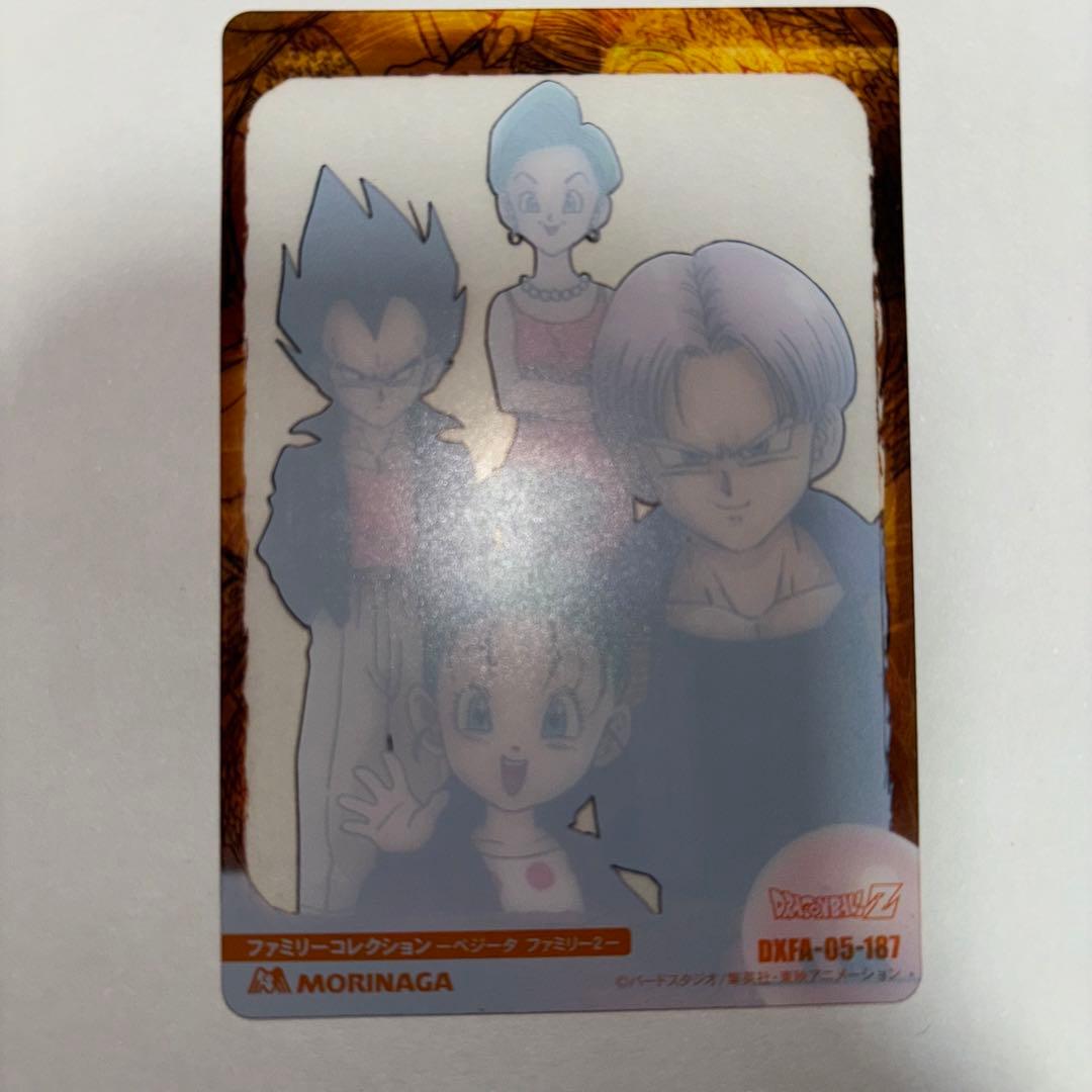 ベジータファミリー トレカ ドラゴンボールZ 森永