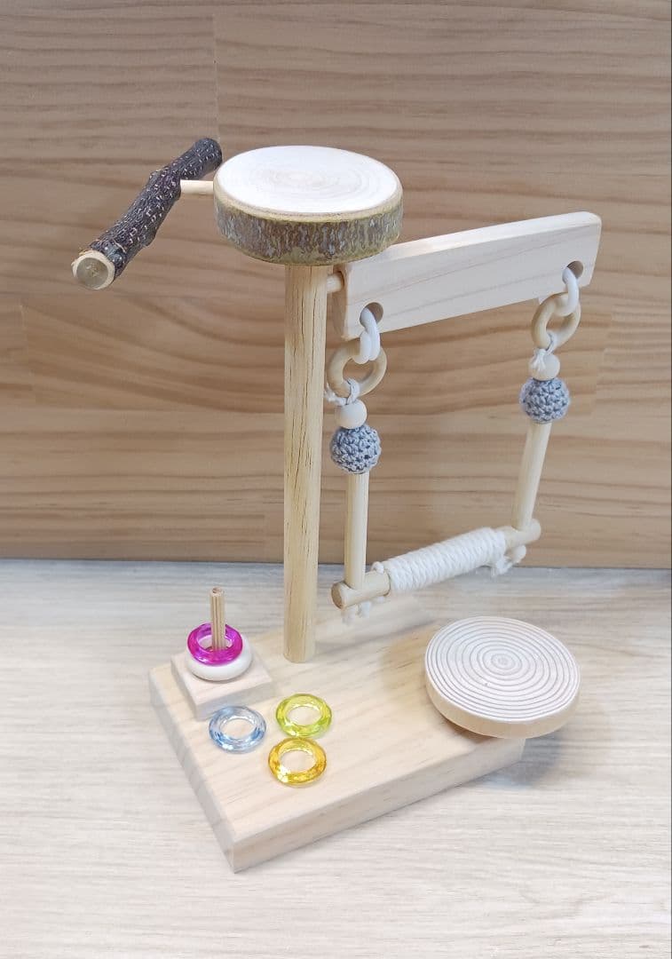 gc10　ミニアスレチック　止まり木　バードトイ　フォージングトイ　文鳥　インコ