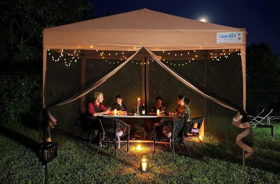 【M2775-191-145】ワンタッチ タープテント 蚊帳テント