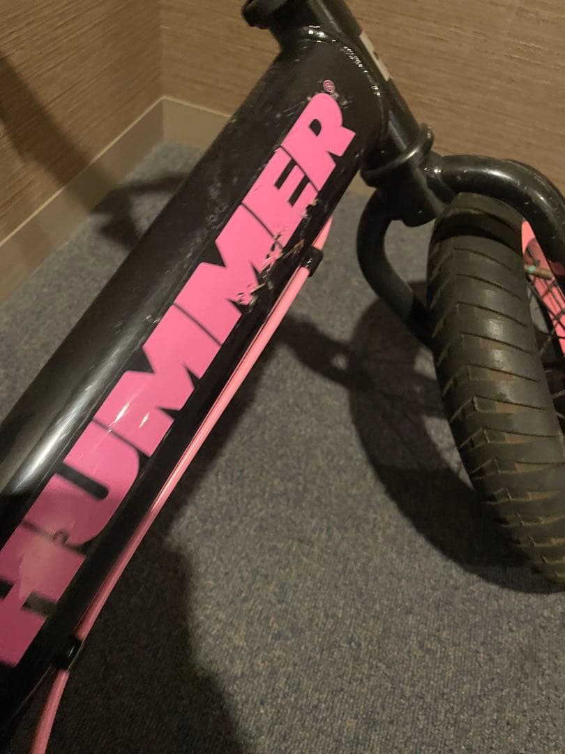 HUMMER バランスバイク ブラック/ピンク