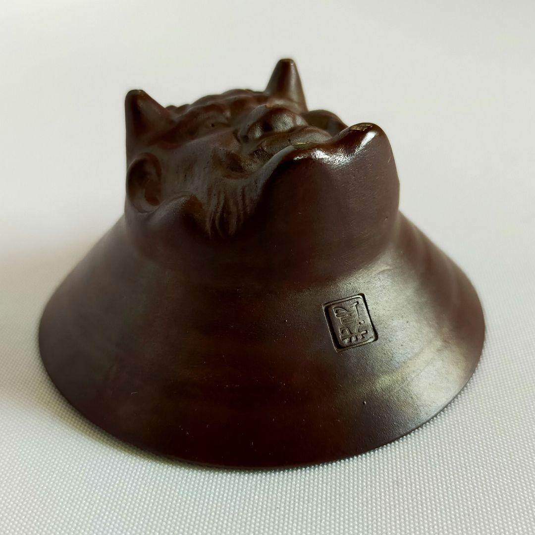 盃　光民作　福盃　恵比寿天と鬼面盃