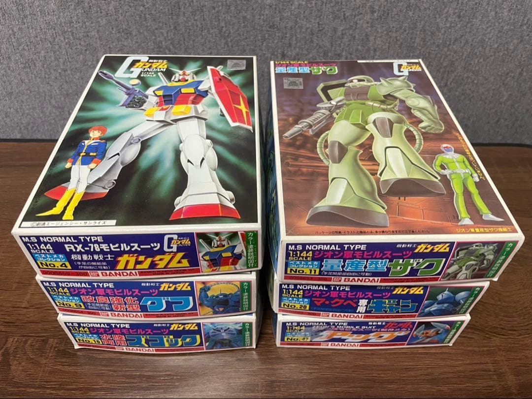 バンダイ 1/144スケール　未組立 ベストメカコレクション 6機セット