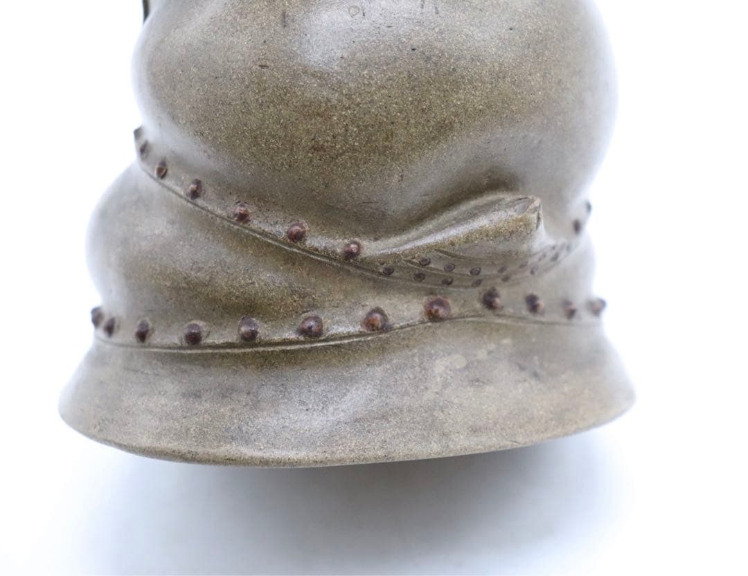 中国　黄泥竹型筆入　在銘　送料込み1117