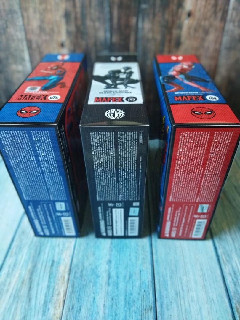マフェックス スパイダーマン セット：075、108、147 新品未開封