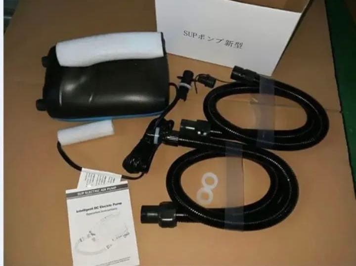 電動エアーポンプ新品!!DC12V 空気入れ＆空気抜き両対応 最大圧力20PSI