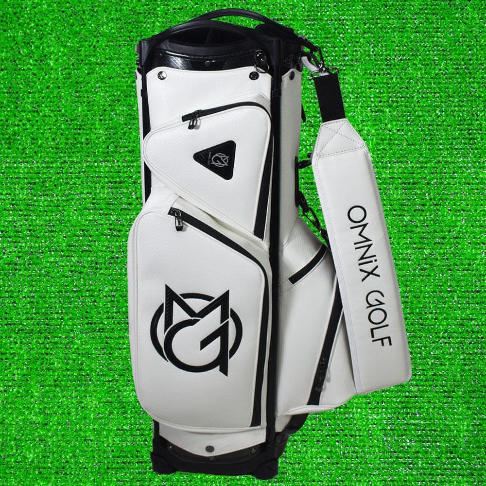 OMNIX/オムニックス ゴルフ キャディバッグ9型【ホワイト】新品！