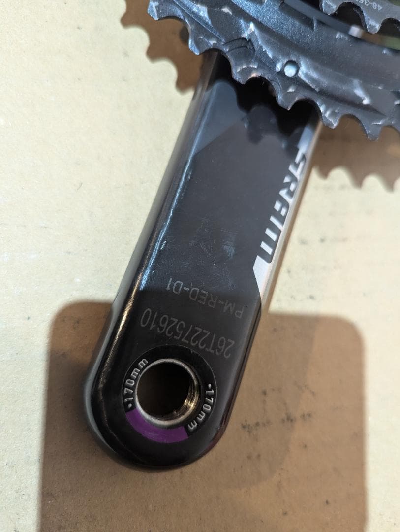 SRAM RED クランクセット　パワーメータ