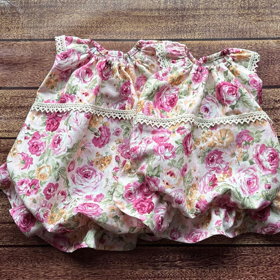 うめ　ハンドメイド犬服　ワンピース