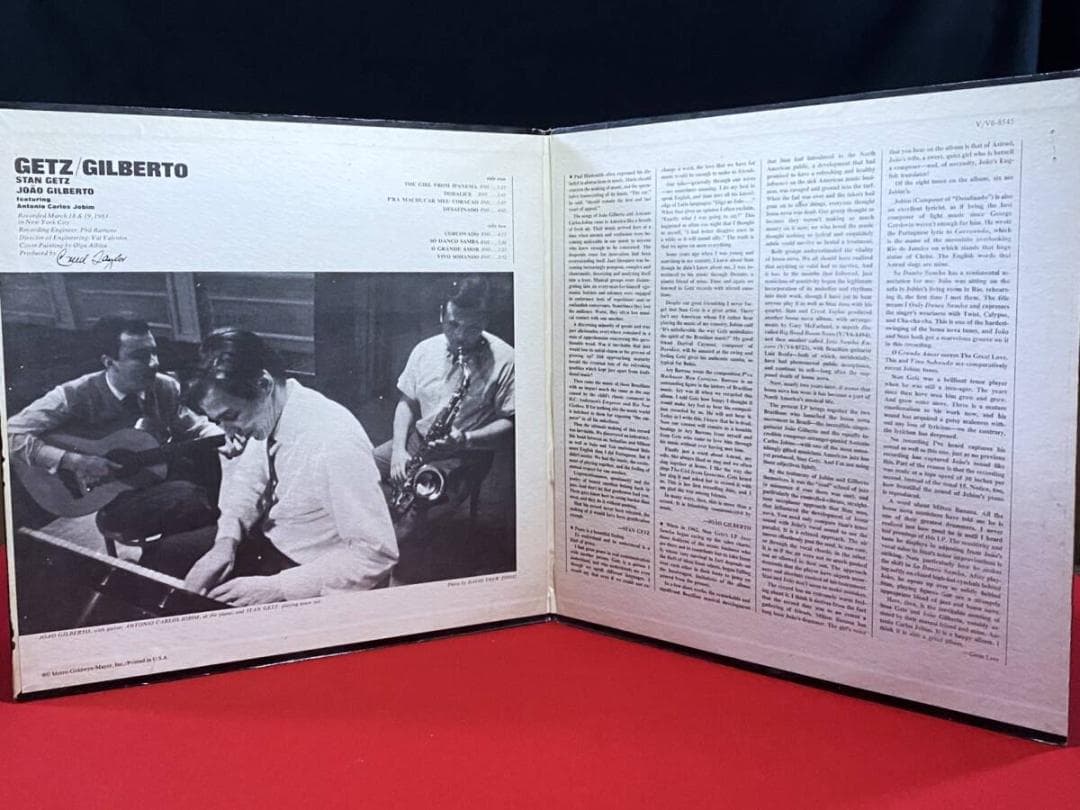 ★不動の名盤【USオリジナル／希少MONO／黒T字ラベル】ゲッツ & ジルベルト