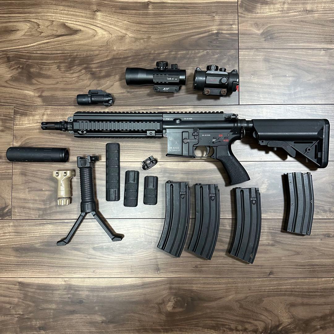 東京マルイ HK416D デブグル クエーサーカスタム 初速90動作確認済