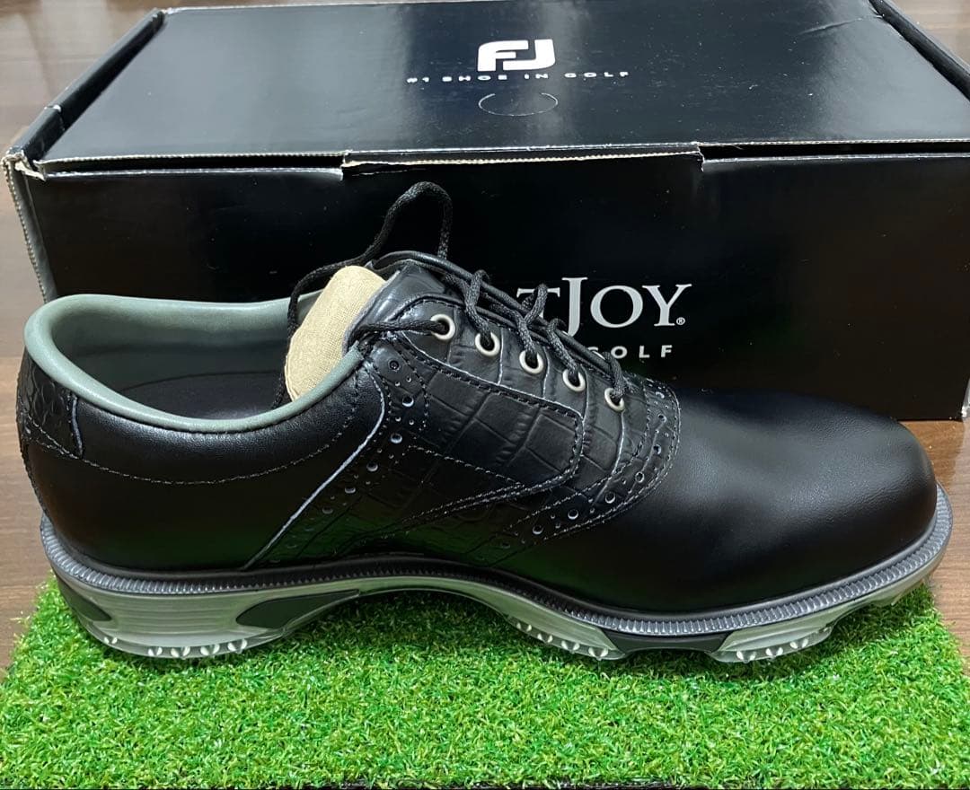 【廃盤】FootJoy DRYJOYS TOUR クロコ本革 26.0cm 新品