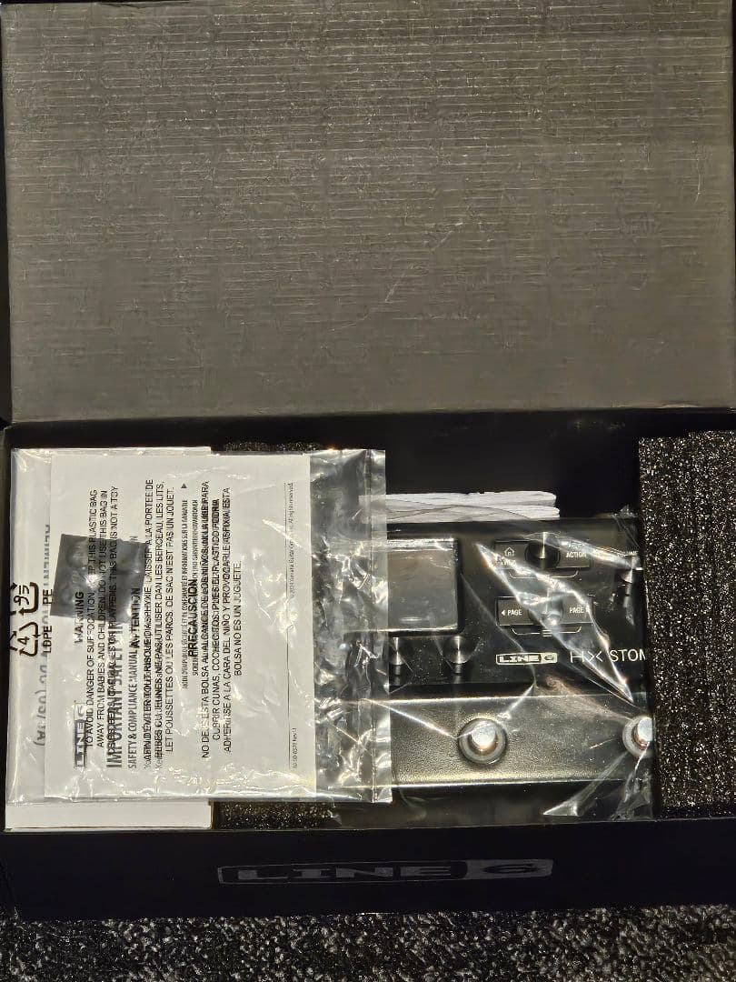 k LINE 6 HX STOMP 増設FS、ステレオケーブル付き。