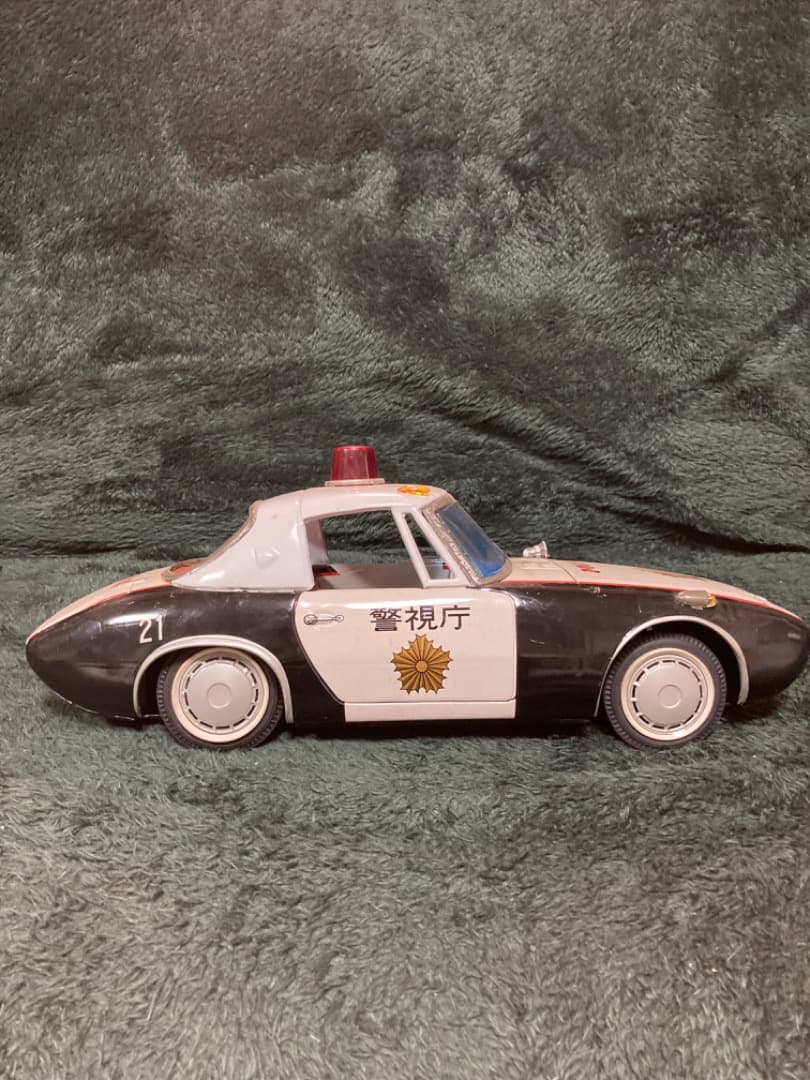 アサヒ玩具　ブリキ　警視庁パトロールカー　トヨタスポーツ800 ヨタハチ