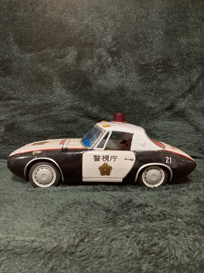 アサヒ玩具　ブリキ　警視庁パトロールカー　トヨタスポーツ800 ヨタハチ