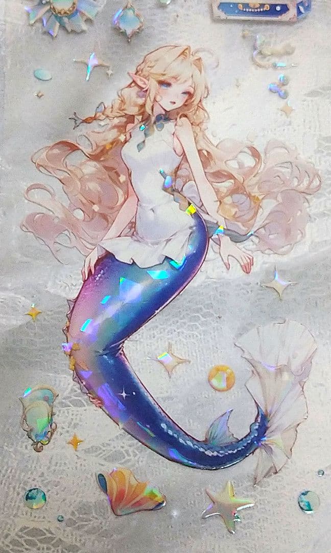 ✩再販✩J762＃深海灵动(贝壳光)未定义切り売り海外人物マステ女の子