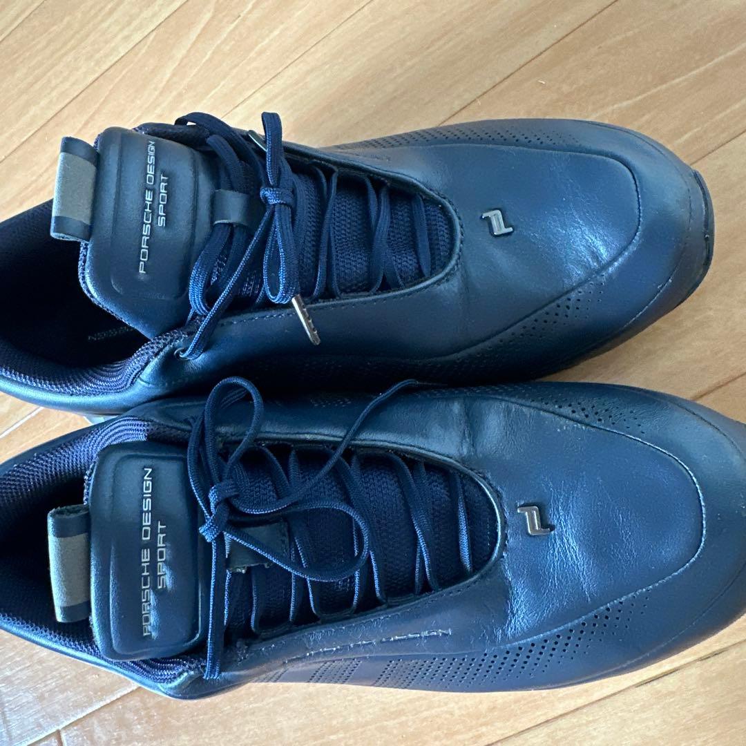 美品adidasコラボPorsche Design スポーツシューズ ネイビー