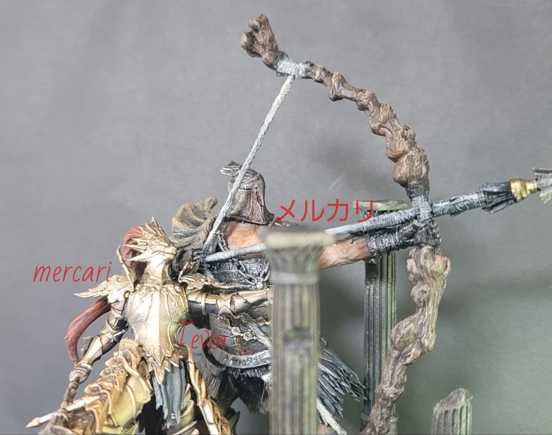 ★ダークソウル★鷹の目ゴー&竜狩りオーンスタイン★塗装済み完成品★ガレージキット