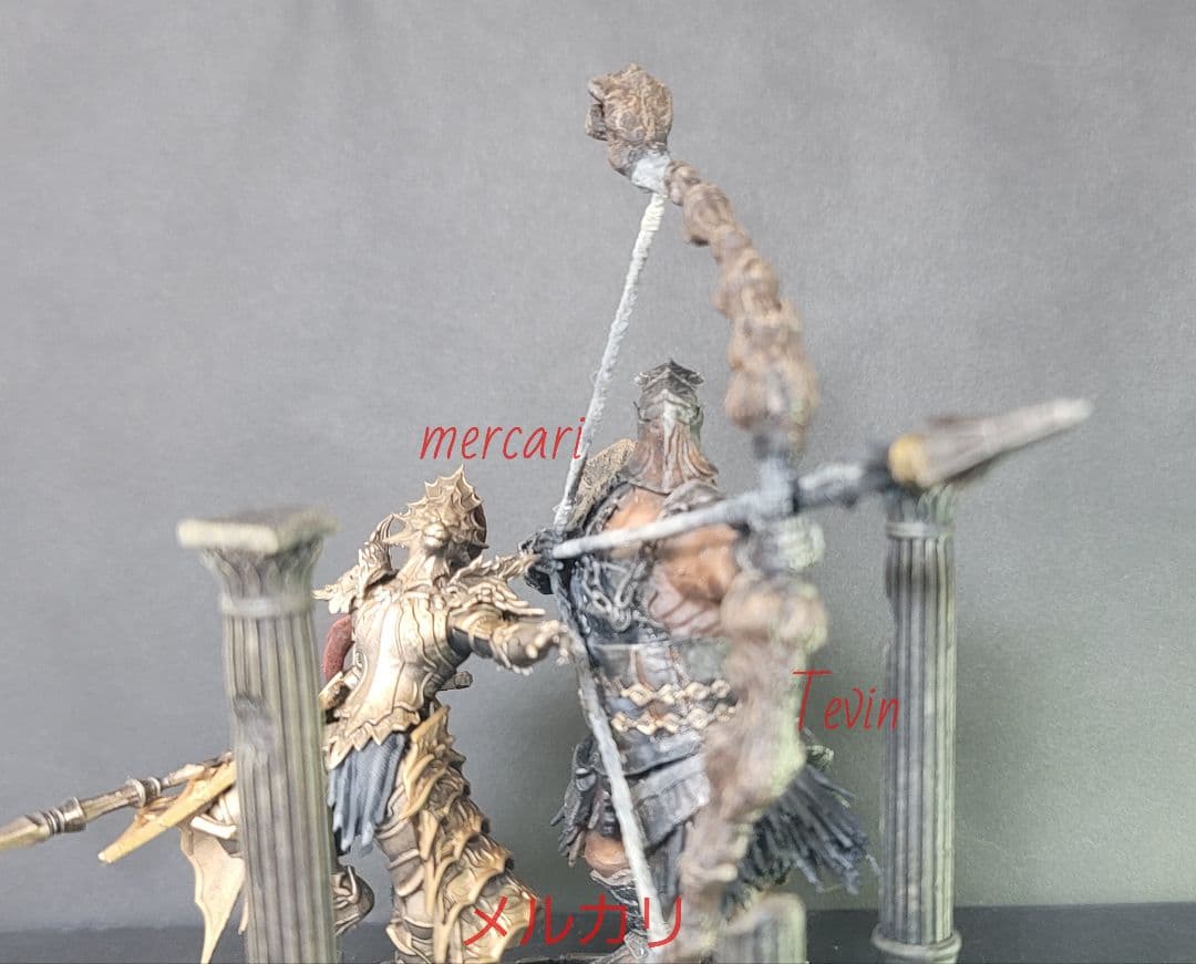 ★ダークソウル★鷹の目ゴー&竜狩りオーンスタイン★塗装済み完成品★ガレージキット