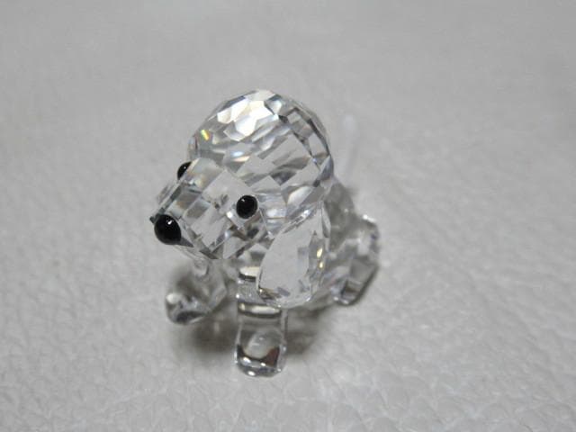 ◆未使用 希少 廃盤品 オーストリア製！スワロフスキー『ビーグル』