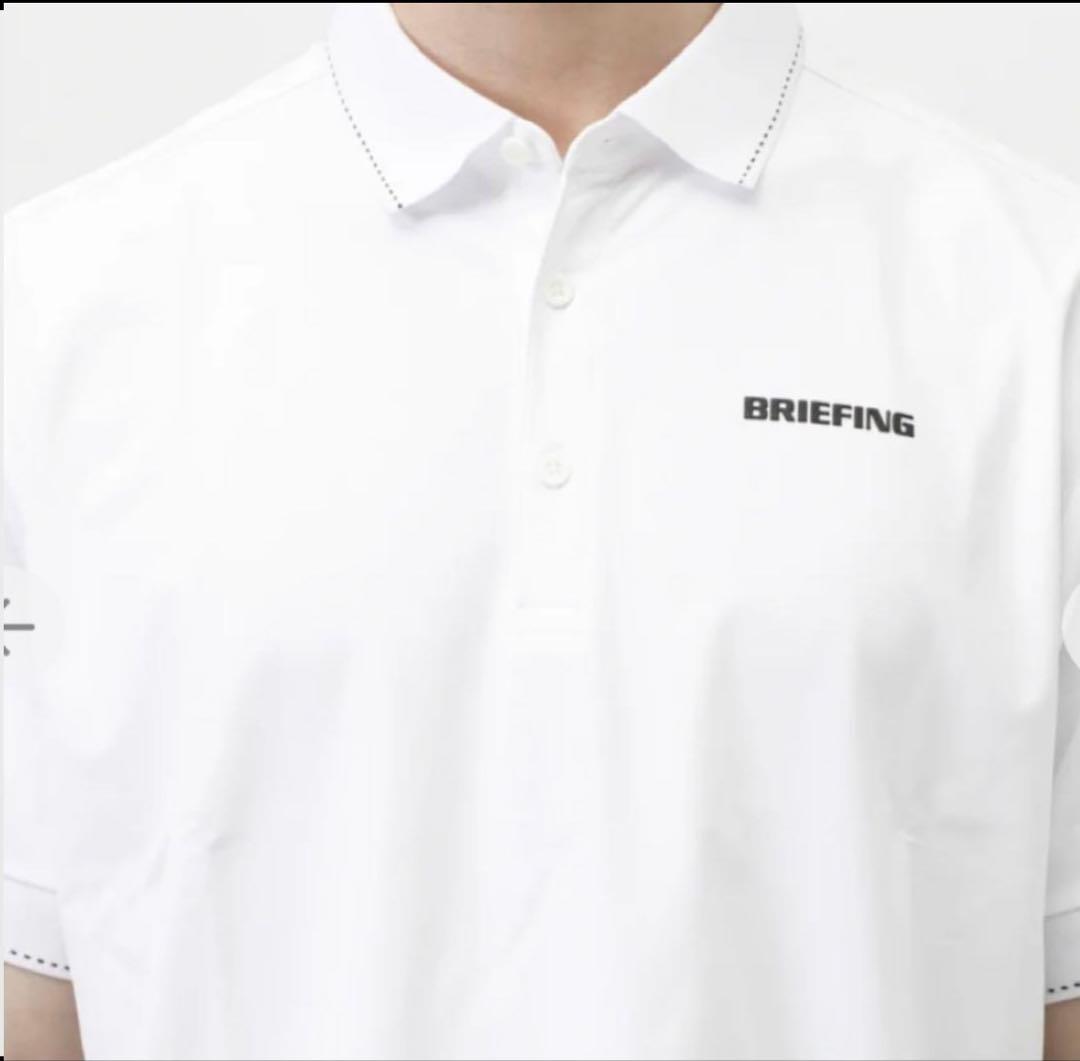 メンズウェア BRIEFING MS LOGO LINE POLO RF BRG251M41