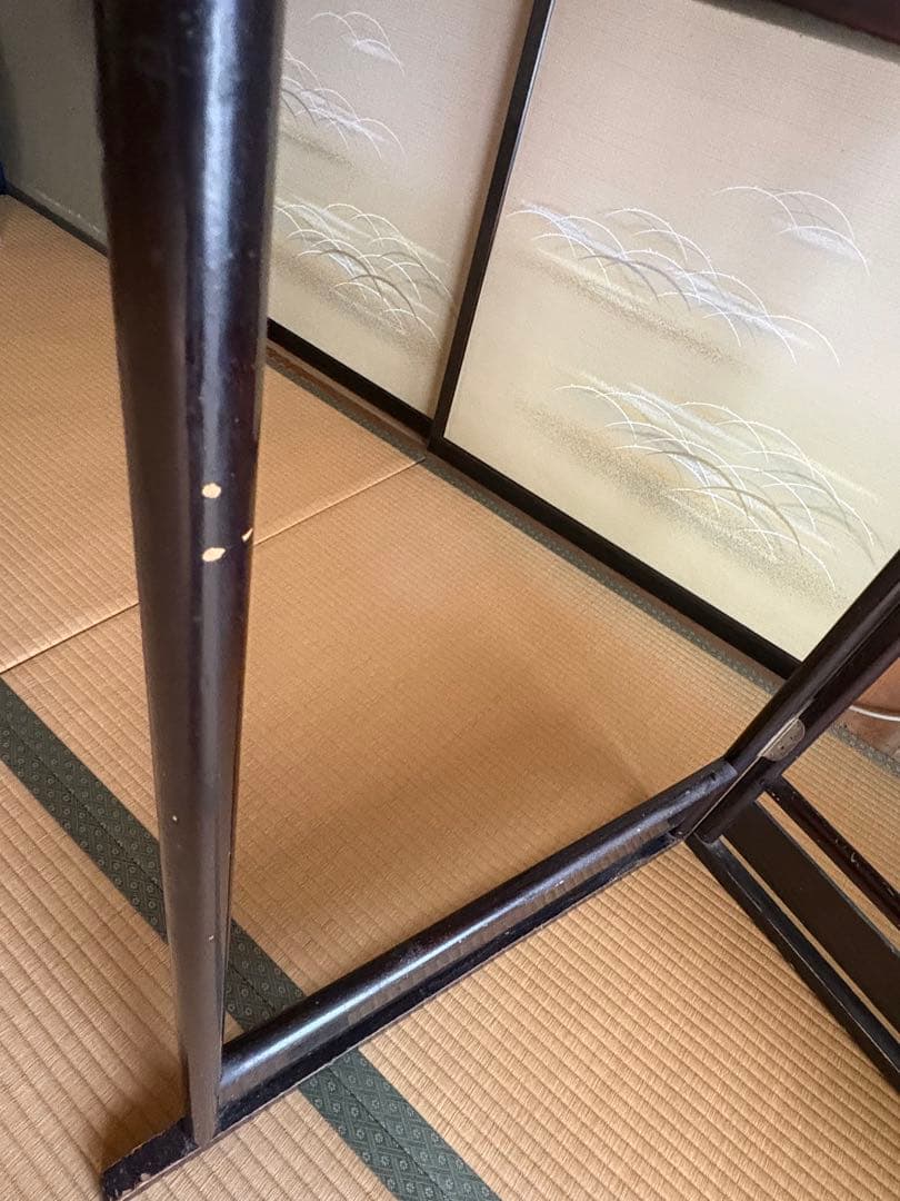 金属製 衣桁 4フック付き