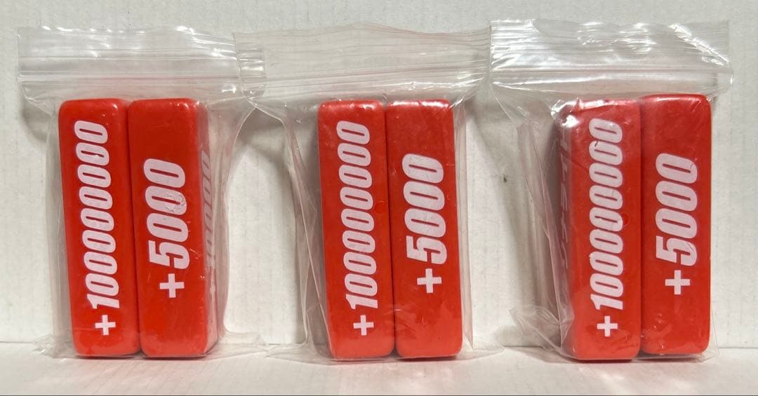 パワーカウンター モンスト 赤(レッド)３個セット