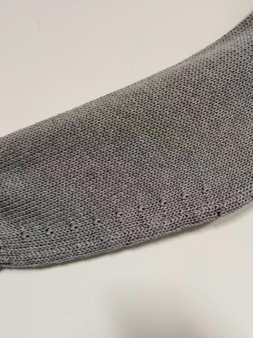 ソフトグレー ニットセーター 長袖