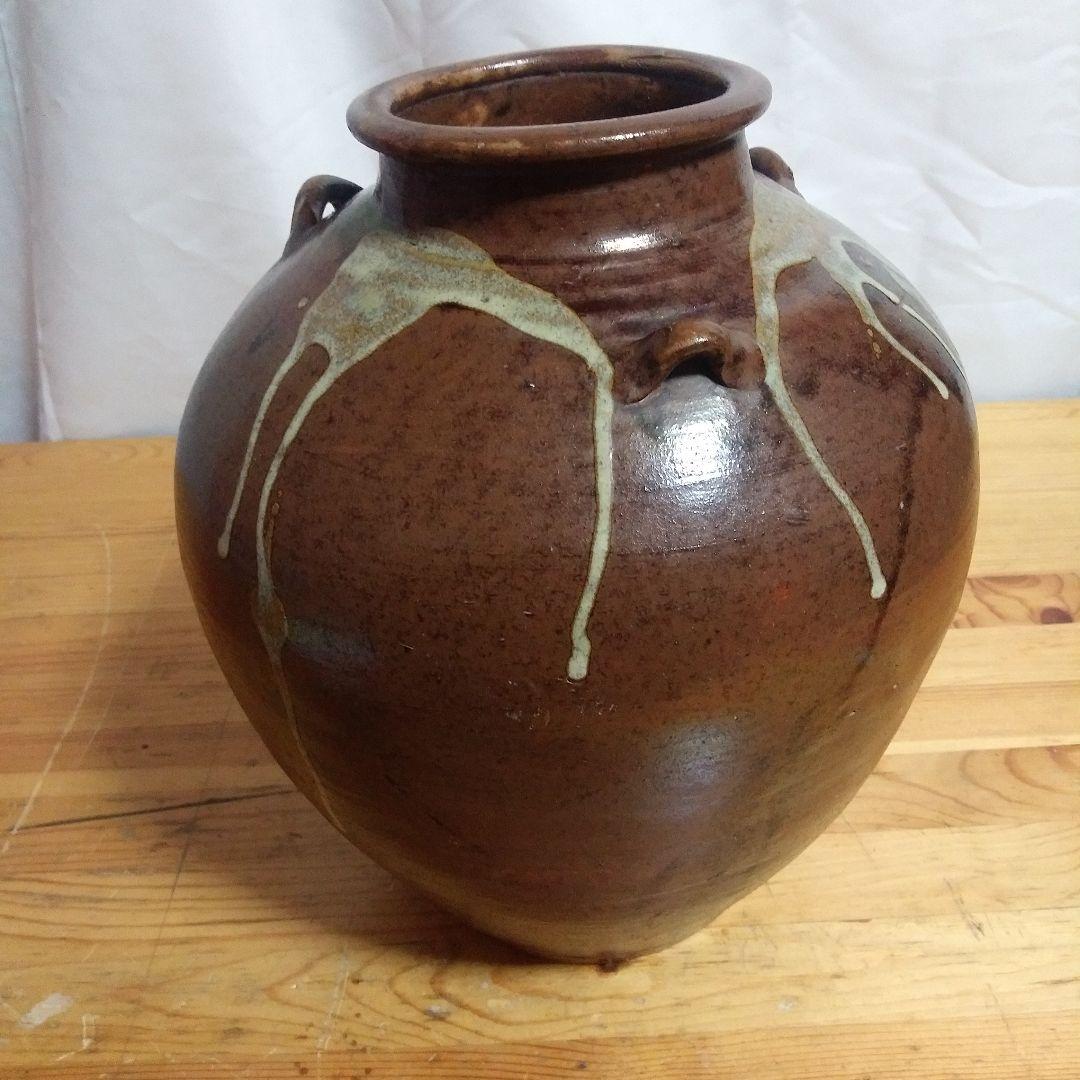 丹波焼き茶壺