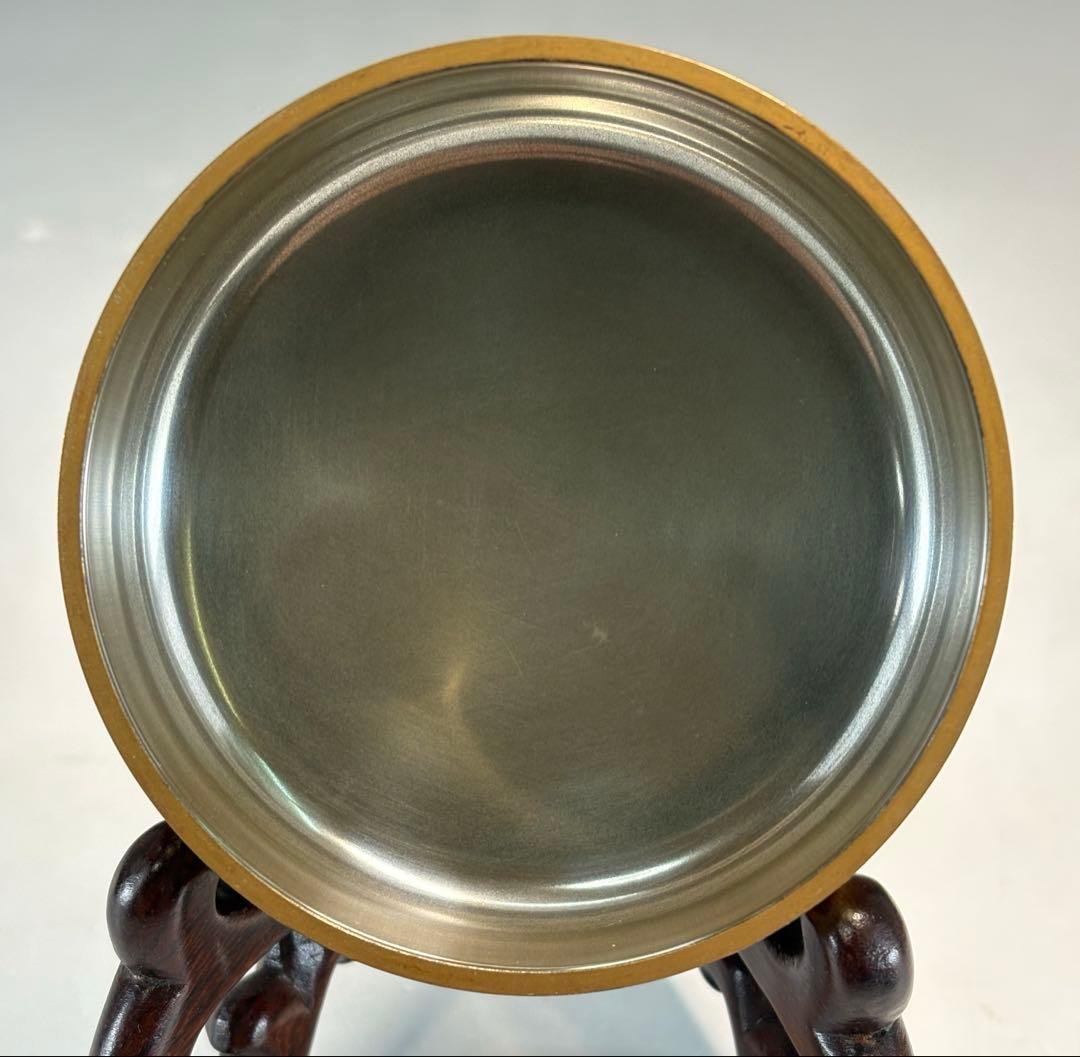 【中古品】吉田華正造　菊桐蒔絵大棗