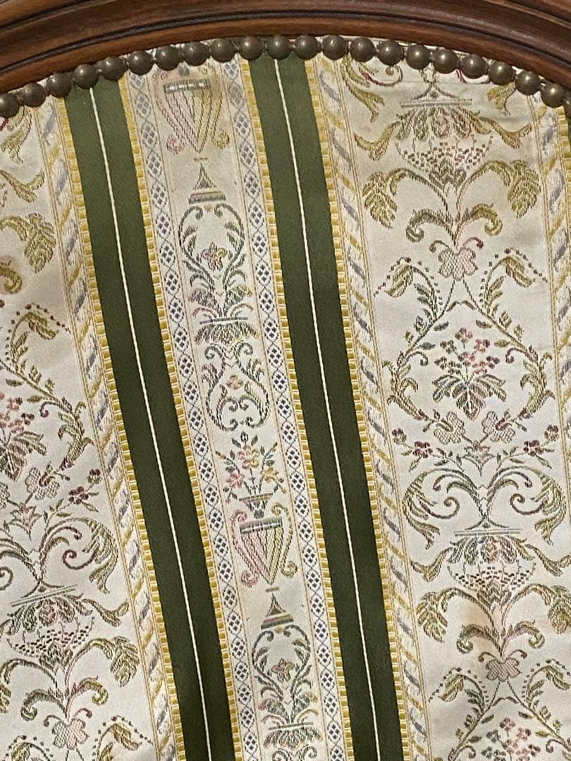 ヴィンテージ 彫刻♦️猫脚 高級 ダイニングチェア♦️フィオーレ ２脚セット♦️送料込