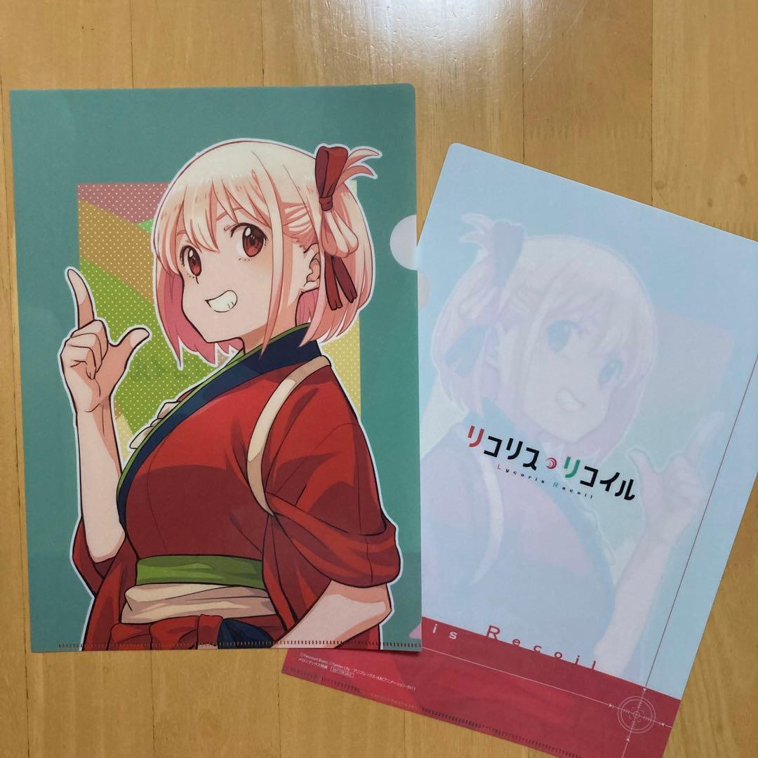 特典 2点 リコリコ クリアファイル メロンブックス リコリス・リコイル 限定