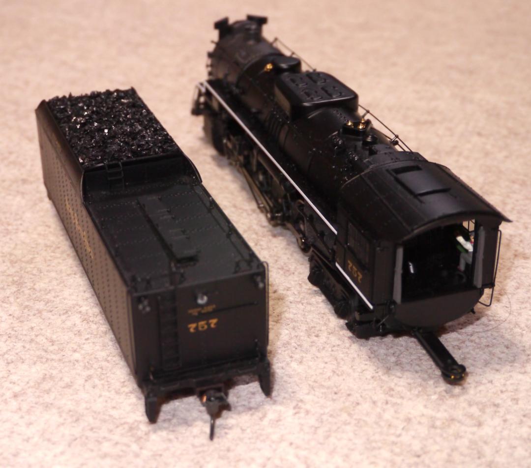 HOゲージ 蒸気機関車 MTH 2-8-4 Berkshire (DCC)