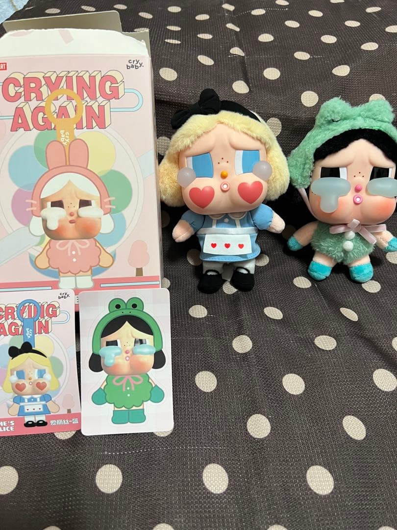 CRYBABY CRYING AGAIN アリスとカエル２点セット 正規品