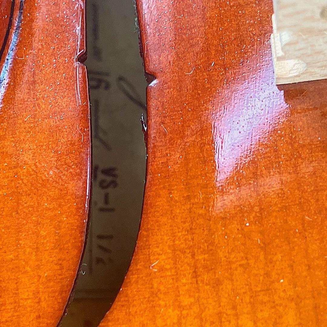 極美品　カルロジョルダーノ バイオリンセット ブラック VS-1 1/2